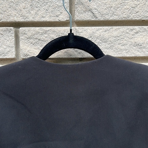 BCBGMaxAzria Black Collarless 1 Button Blazer XS - Picture 10 of 14